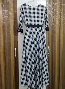 Checkered Maxi Dress