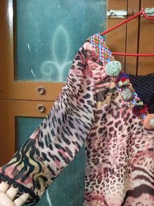 Women&#39;s Printed A-line Kurta Size:L