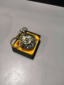 Vintage Rose clock Keychain