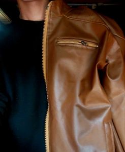 Stylish Brown Leather Jacket