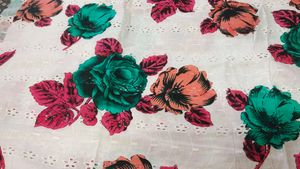 chiken Floral blouse Material