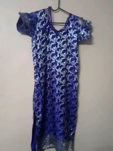 Banarasi Festive Top Purple Colour