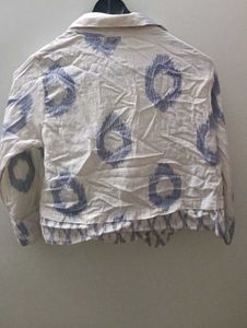 Patterned Crop Top