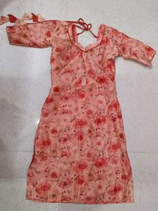 Floral Print Kurta