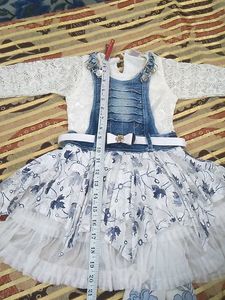 👗Dungaree frock dress
