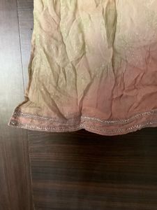 Pink &amp; Beige Ethnic Kurti Shinning 🩷🤍