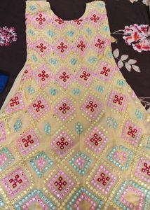 Embroidered Indian Dress