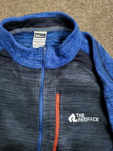 The Red Face Blue Pullover Jacket