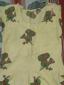 Vintage Style Printed Dress