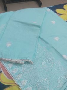 Elegant Embroidered Kurta duppatta and salvar set