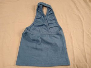 Blue Halter Top