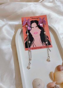 Butterfly Purple Earrings On SALE