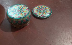 Decorative Mandala Trinket Box