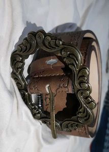 NEW Savana Floral Belt- Brown