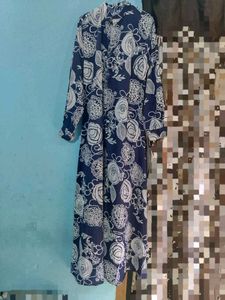 Long Floral Print Gown #high Quality #delta Cloth