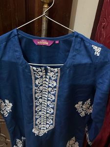 Teal Blue Kurti