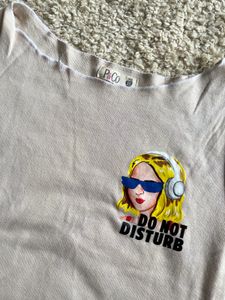 P&amp;Co Cropped Graphic Tee