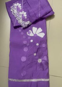 Purple Dress Material