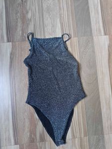 H&amp;M Divided Sparkly Black Top - Size S