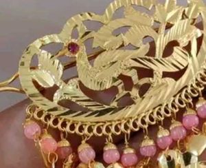 Ethnic Pink Hair Clips✨
