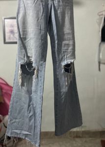 Long Straight Fit Denim