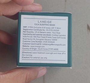 Laneige Cica Sleeping Mask 25 ml For Face