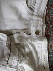 Zudio White Flare Jeans
