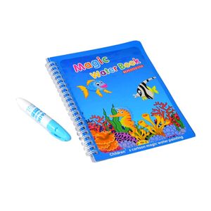 Magic Water Quick Dry Book Water Coloring Book Doodle with Magic Pen Painting Board
