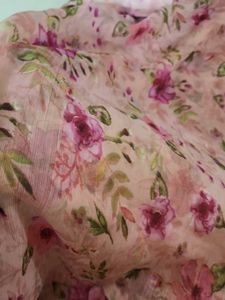 Floral Print georgette saree