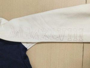 Puma Navy &amp; White Varsity Jacket