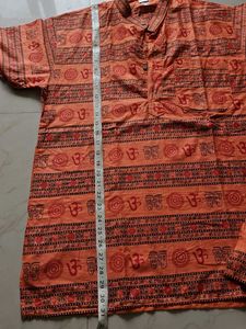 Ethnic OM Print Kurta