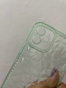 Light Green Translucent iPhone 12 Back Cover