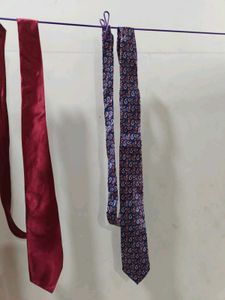 Red Necktie Set Pack Of 3