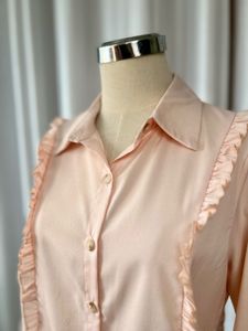 🪔24Hrs DIWALI SALE🪔Pink Ruffle Blouse