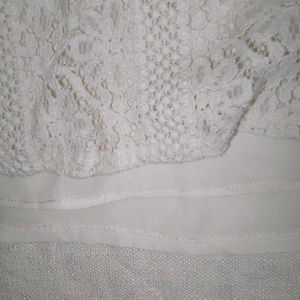 White Sawako inspired Lace Top