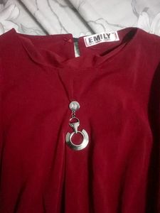 Maroon Top For Women