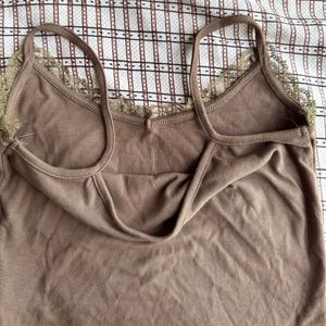 Lace Trim Tank Top