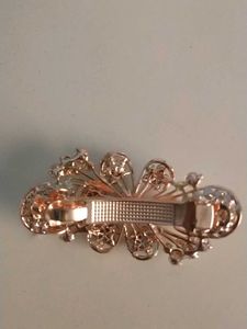 Floral Crystal Hair Clip