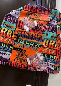 Burberry print skirt divider