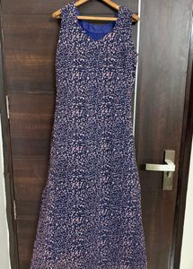 Purple Maxi Dress with Pockets