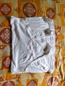 White Cotton Inner Vest (85cm)