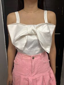 White Bow Top