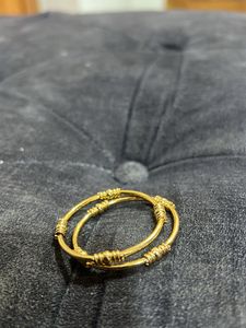 Baby Girl Gold Metal Bangles