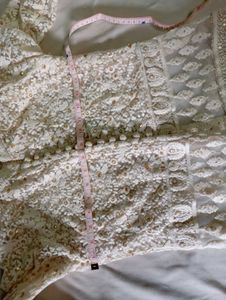 Elegant Embroidery White jacket