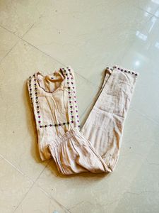 Elegant Embroidered Kurta Set