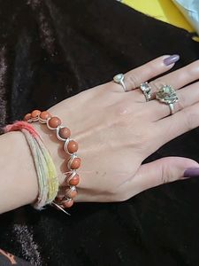 Natural Red Jasper Bracelet(New)