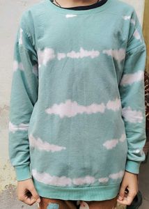 Cloud Print Pullover