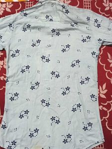 Flower Designed Shirts With 100%Cotton Cloth