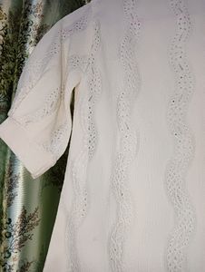 Cream Colour Top For Girls