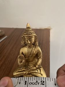 New Vintage Antique Brass Buddha : Home Decor